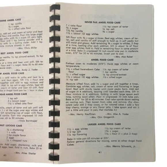 Country Cooking Cookbook by Ada Miller Amish Recipes Spiral Bound Iowa 1978 - Picture 4 of 8